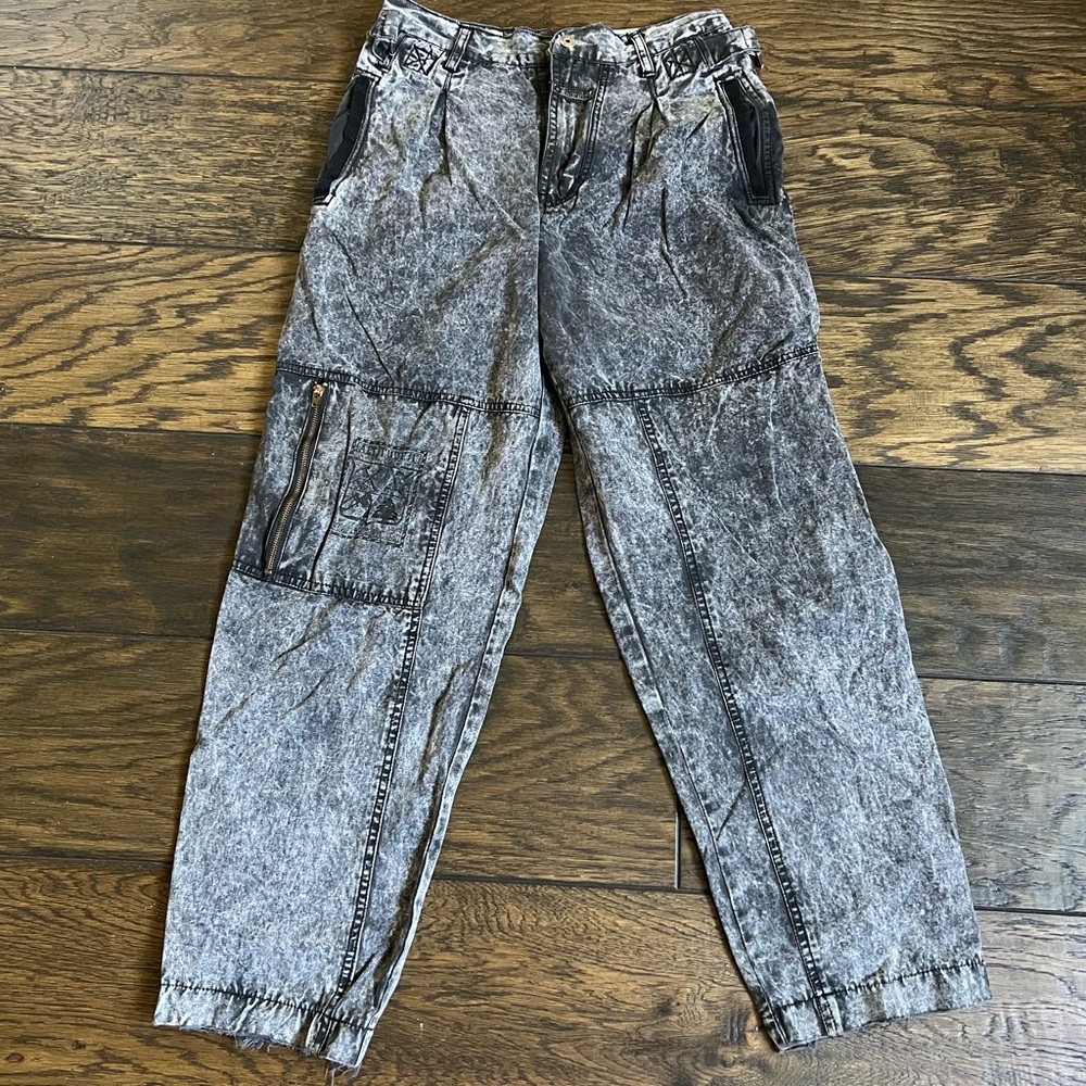 Gitano Black Acid Wash pants